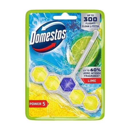 Kostka WC DOMESTOS kosteczki 5 power LIME - cytrynowa