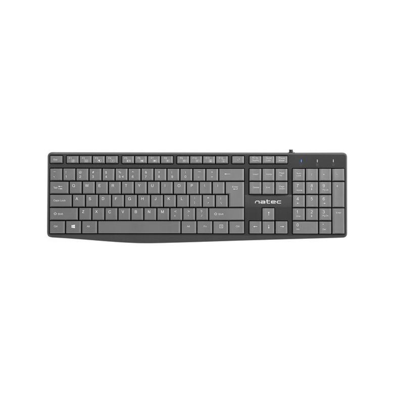 Klawiatura przewodowa NATEC NAUTILUS US Slim NKL-1950