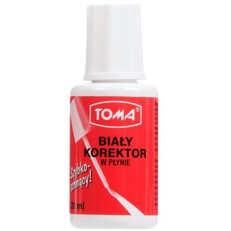 Korektor z gąbeczką 20ml TOMA