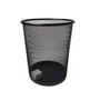 Kosz metalowy 265mm średni 12l - czarny