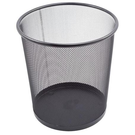 Kosz metalowy 295mm duży 19l  Czarny