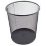 Kosz metalowy 295mm duży 19l  Czarny