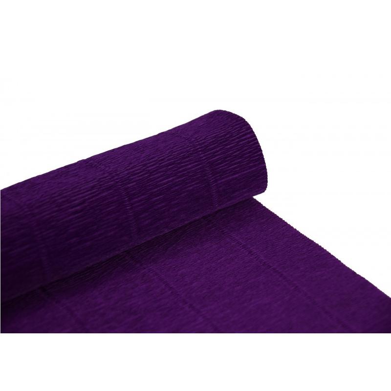 Krepina, bibuła włoska 180 g - Violet, 50 cm x 250 cm nr 593