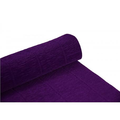 Krepina, bibuła włoska 180 g - Violet, 50 cm x 250 cm nr 593