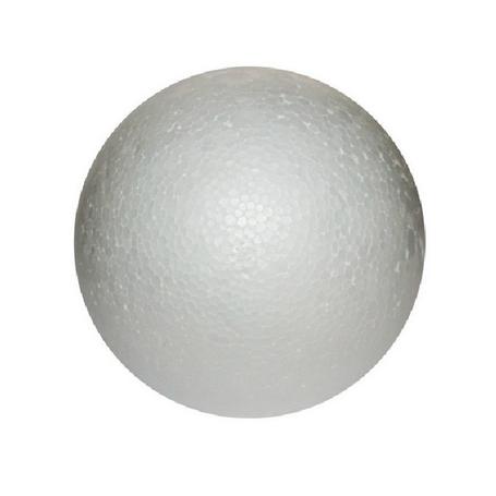 Kule, bombki styropianowe, białe  - średnica: 12cm