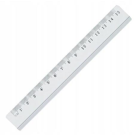 Linijka 15cm aluminiowa GRAND GR-120-15