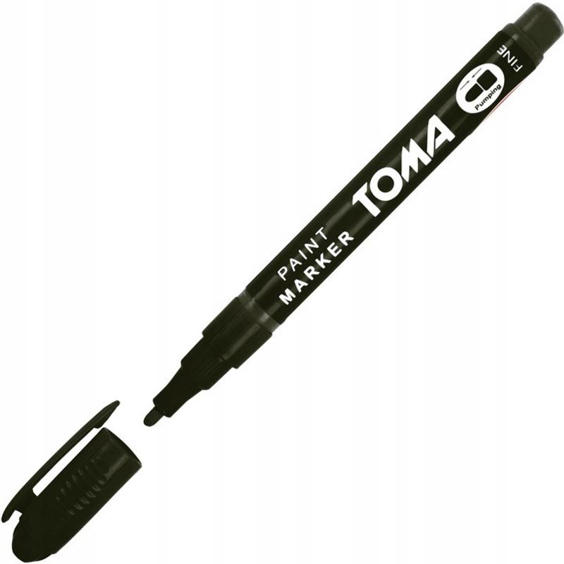 Marker olejowy TOMA cienki TO-441 Czarny