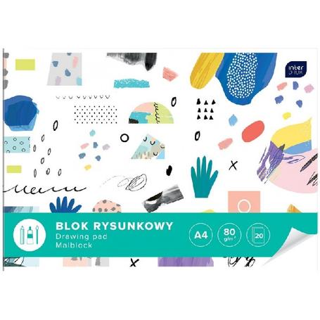 Blok A4 Rysunkowy biały INTERDRUK