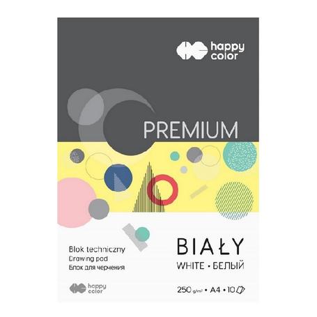Blok A4 Techniczny biały HAPPY COLOR