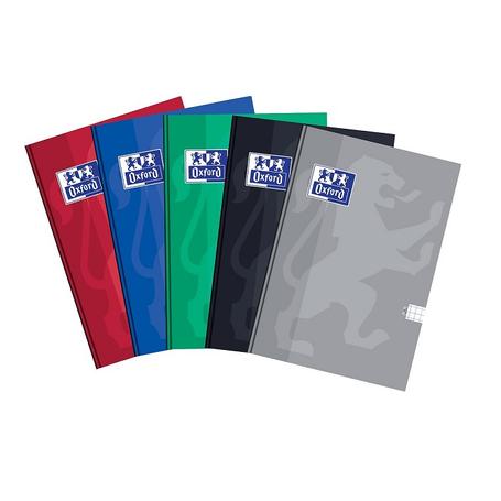 Brulion A4 96k kratka - OXFORD ESSE z marginesem mix okładek NEW