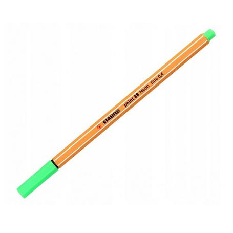 Cienkopis STABILO Point fine 0,4  88/033 - neonowy zielony