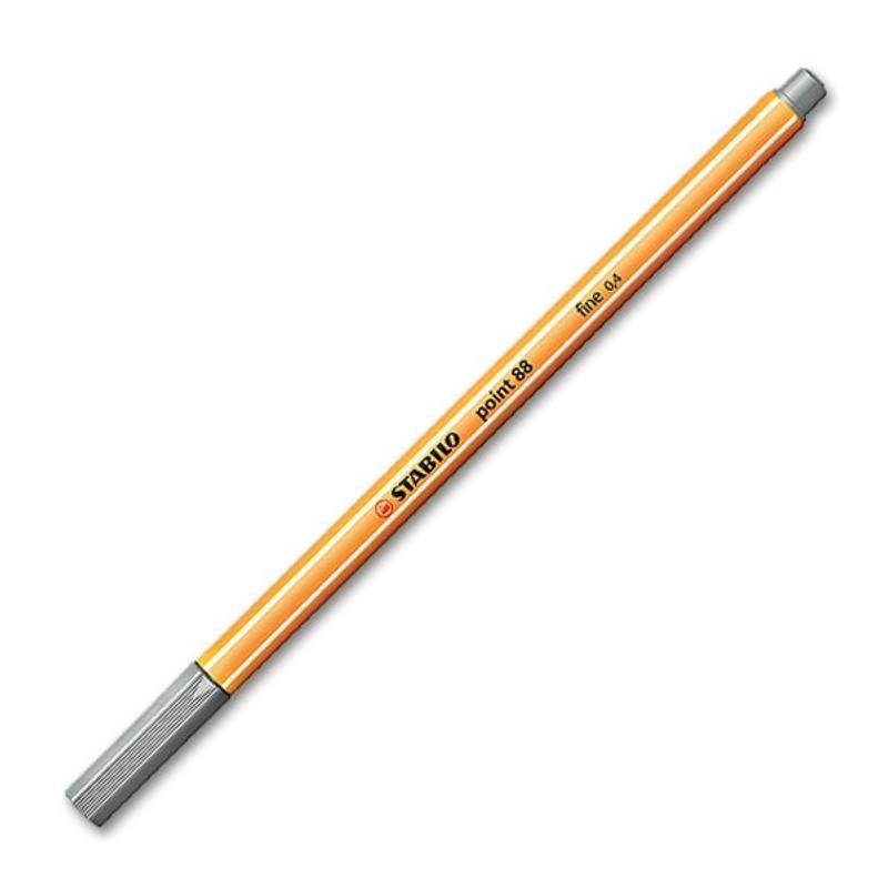 Cienkopis STABILO Point fine 0,4  88/94 - jasny szary